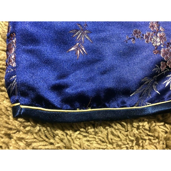 Authentic SOLZ SQUIRREL size 6 Girls Top/Pants BLUE SATIN Oriental Asian SET Z21 - Picture 12 of 12